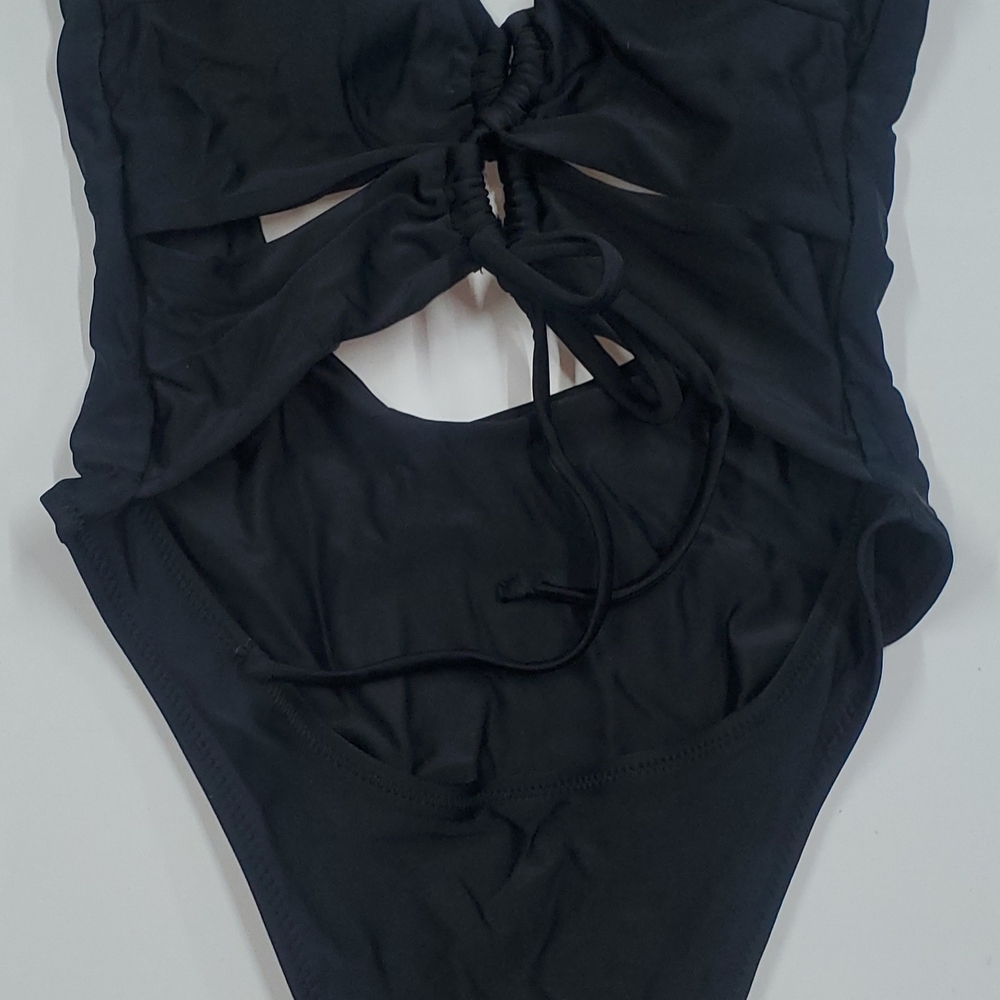 Stylish Black Kids One Piece Swimsuit